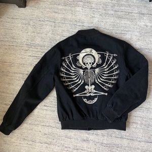AMAZING SCULL BOMBER JACKET